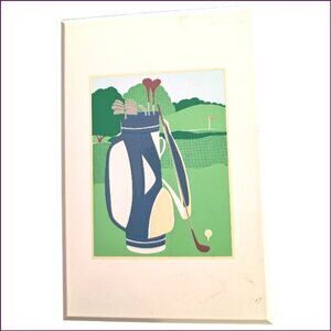 OTAGIRI Curtis-Swann Lacquerware Impossible Dream Golf Bag Address Book Japan